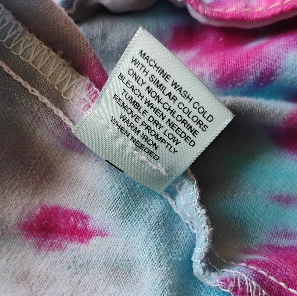 Maurice's Tie Dye Jean Jacket Women's Sz XL Button Down 4 Pocket Design - Picture 12 of 12